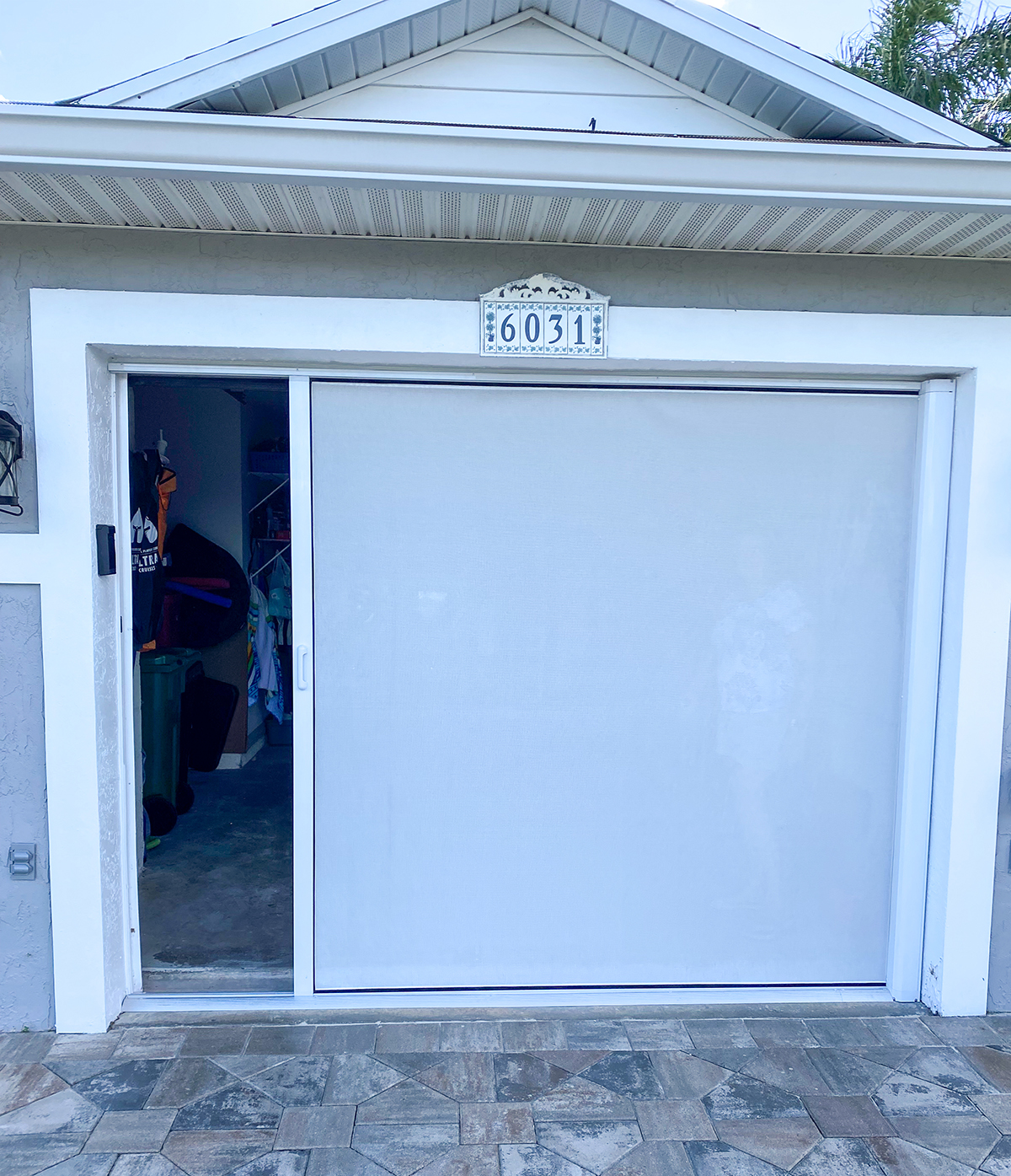 custom door screen and window screen installed on a peoria home